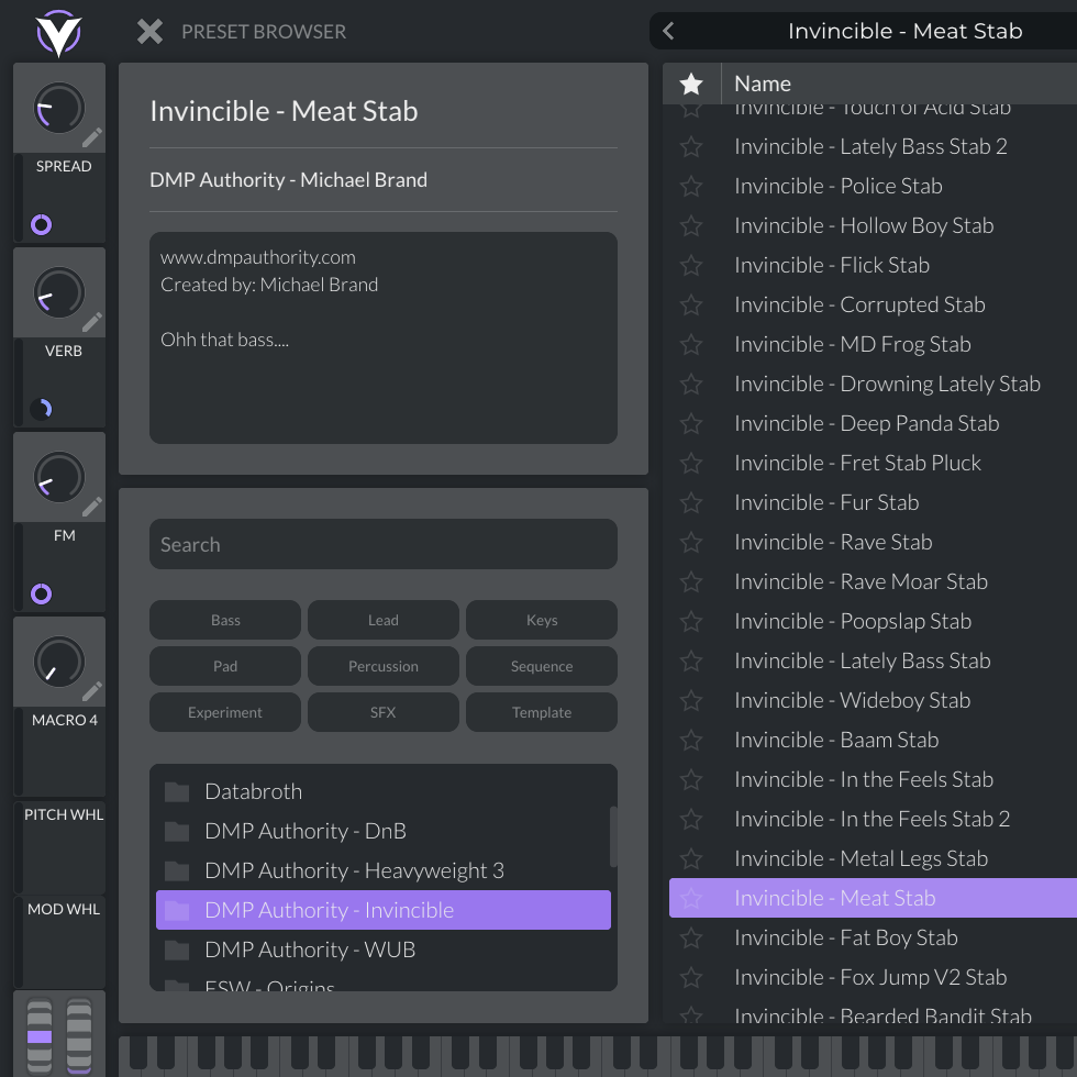 Invincible stab pluck vital vst pack dmp authority